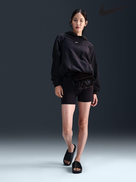 Nike Black One Therma-FIT Cosy Fleece Pullover Hoodie (B14385) | €46