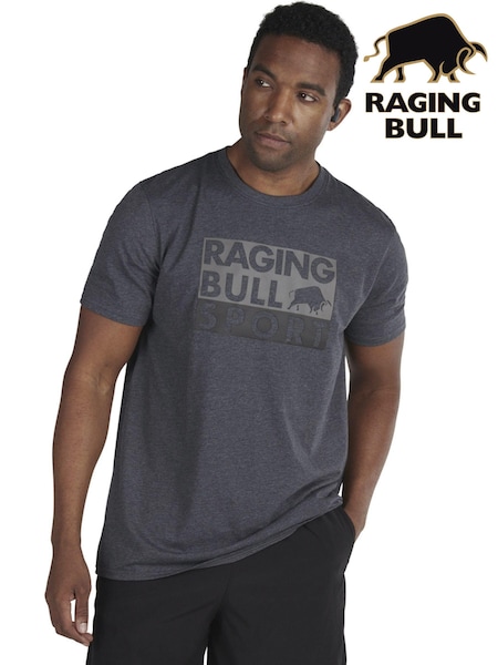 Raging Bull Grey Sport Block T-Shirt (B14490) | €34 - €38