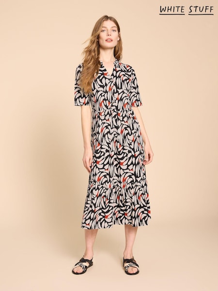 White Stuff Black Jersey Naya Dress (B14557) | €41.50