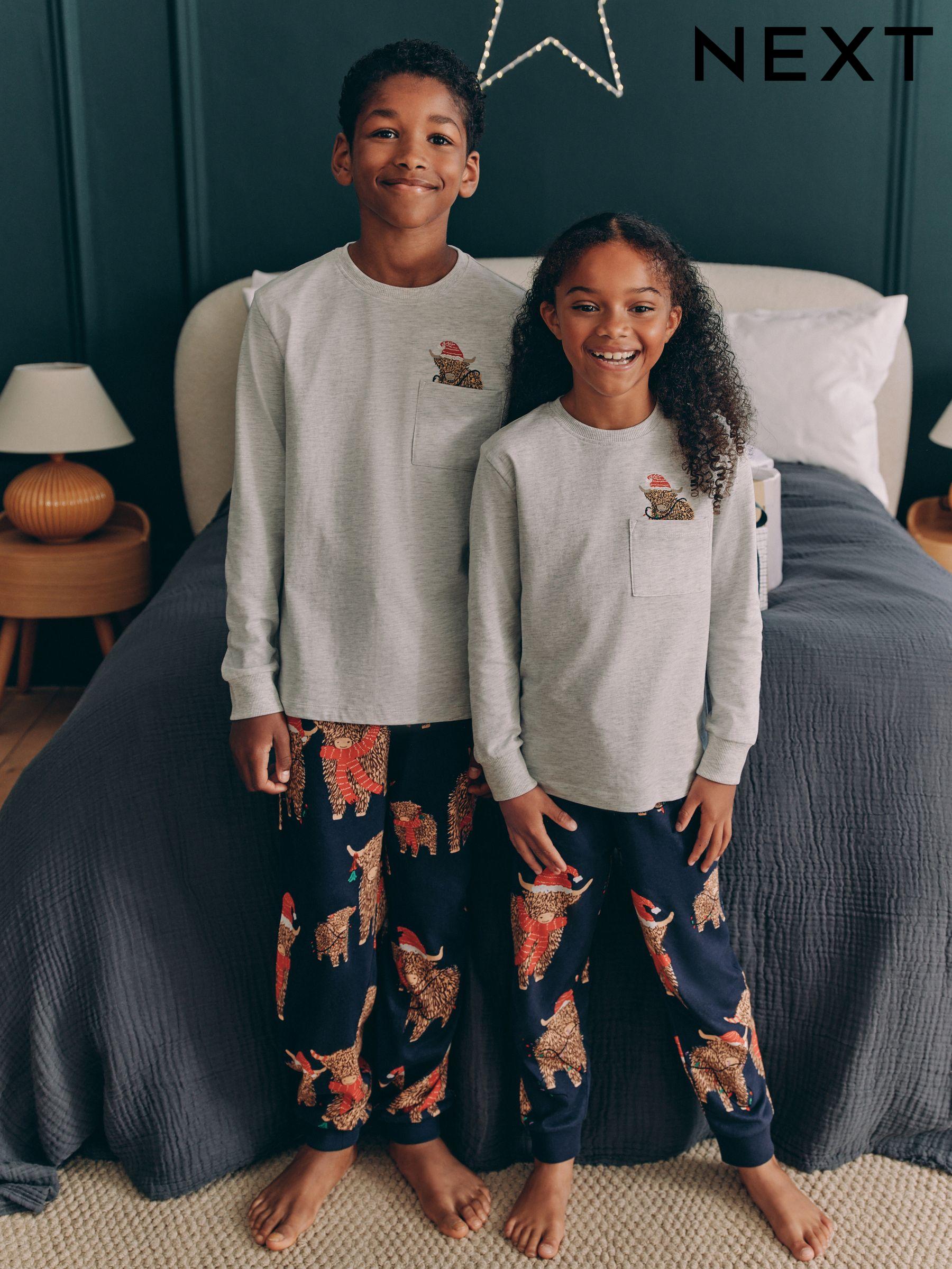 White Matching Family Christmas Nightwear Next Luxembourg