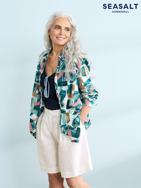 Seasalt Cornwall Blue Wren Flutter Shirt (B14712) | €39