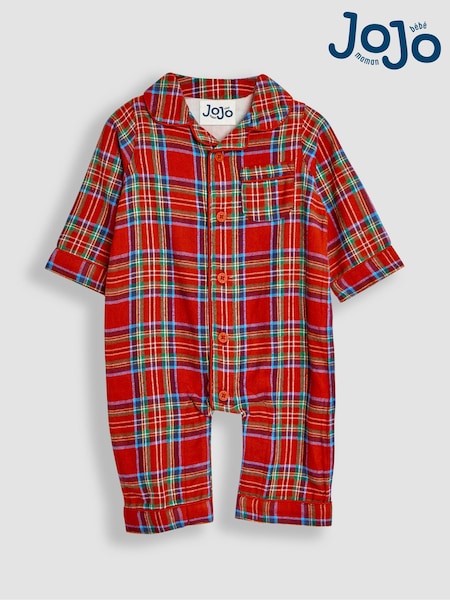 Punainen - Jojo Maman Bébé 100% Cotton All-in-one Pyjamas (B14760) | €36