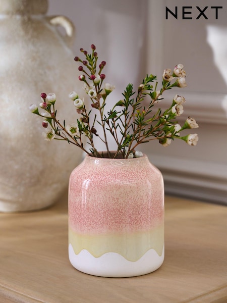 Reactive Glaze Ceramic Vase (B14803) | kr150