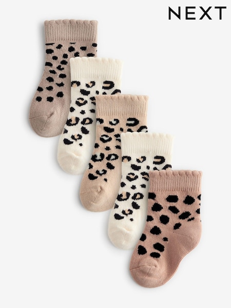 Neutraali Elänkuosi - Baby Socks 5 Pack (0mths-2yrs) (B14914) | €10