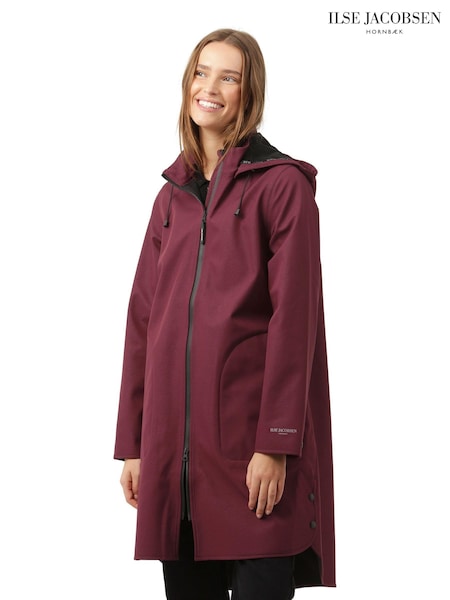 Ilse Jacobsen Waterproof A Line Softshell Raincoat (B14963) | €140