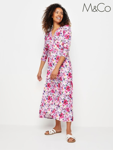 M&Co Watercolour Buckle Dress (B14997) | €71