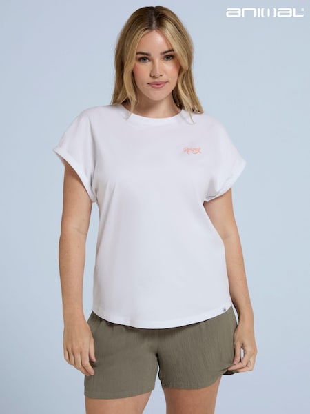 Animal Womens Holly Logo 100% Cotton T-Shirt (B15016) | 51 €