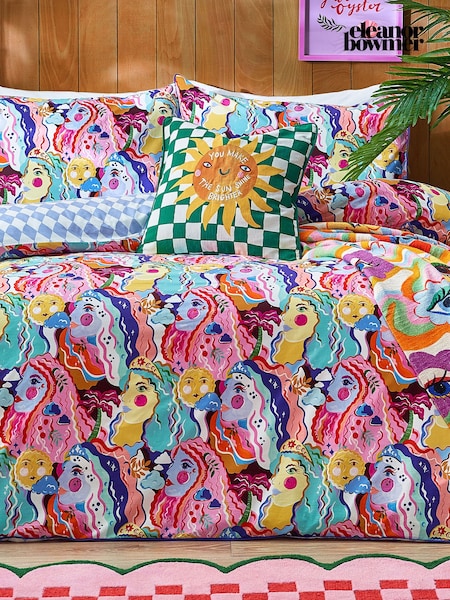 Eleanor Bowmer Goddess Diamond 180 Thread Count Duvet Cover and Pillowcase Set (B15022) | €60 - €99