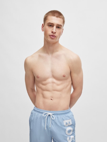 BOSS Blue Octopus Swim Shorts (B15323) | LEI 232