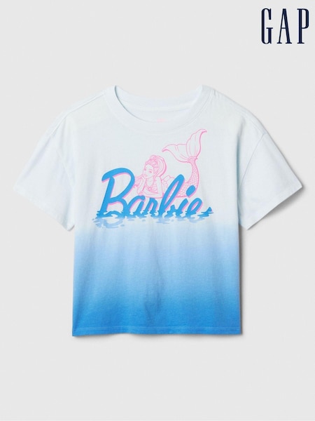 Gap Blue Barbie Graphic Short Sleeve Crew Neck T-Shirt (4-13yrs) (B15358) | €9