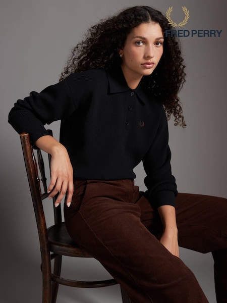 Negru - Polo tricouri Fred Perry Tricouri (B15456) | 701 LEI