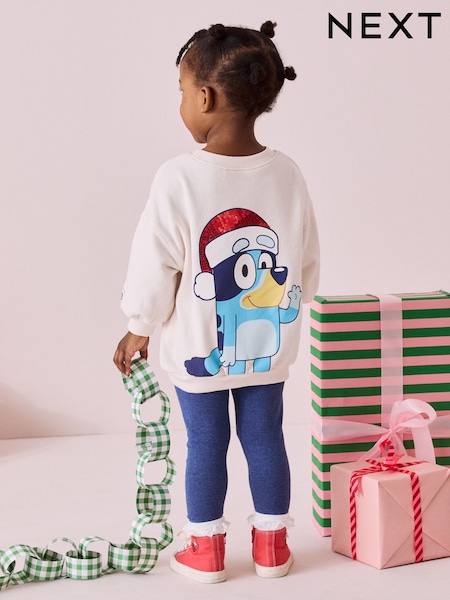 Bluey Christmas Sweatshirt And Leggings Set (3mths-7yrs) (B15620) | € 9 - € 11
