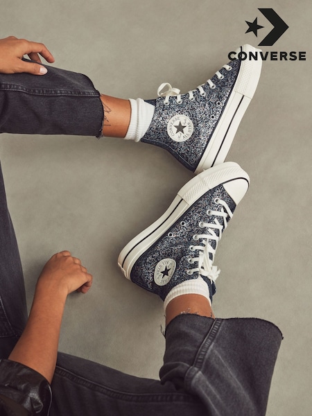Converse Blue Chuck Taylor All Star Lift Trainers (B16053) | €54