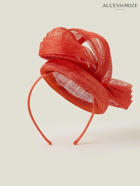 Accessorize Orange Peggy Pill Box Fascinator (B16177) | €28