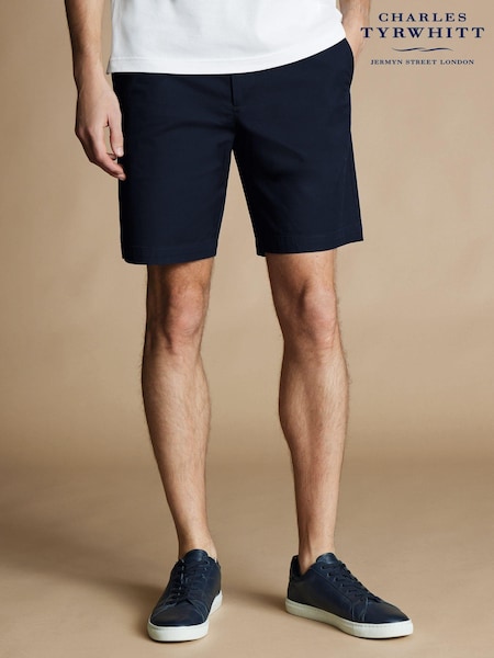 Charles Tyrwhitt Blue Cotton Shorts (B16221) | ₪251