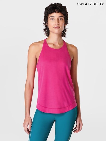 Розовый с принтом - Sweaty Betty Breathe Easy Run Vest (B16549) | €15