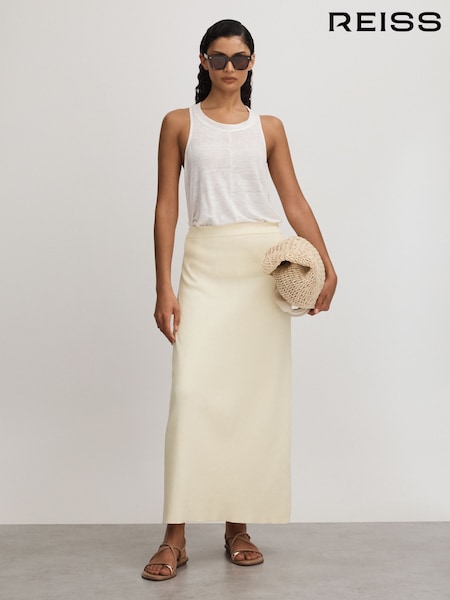 Anna Quan Knitted Cotton Midi Skirt (B16562) | €465