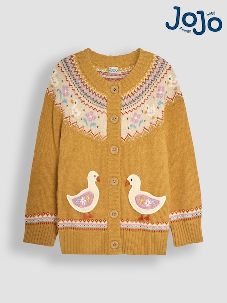 JoJo Maman Bébé Knit Fairisle Pattern Cardigan (B16679) | 46 €