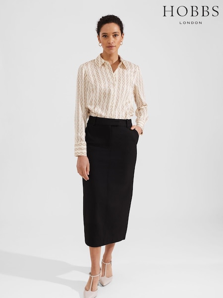 Hobbs Black Sylvia Skirt (B16785) | €70