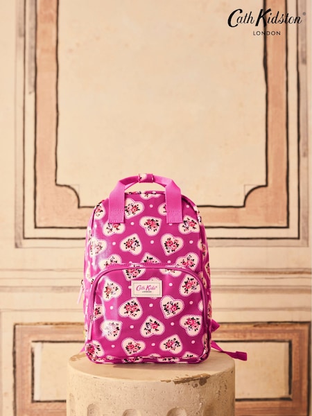 Cath Kidston Pink Lace Hearts Kids Medium Backpack (B16867) | €57