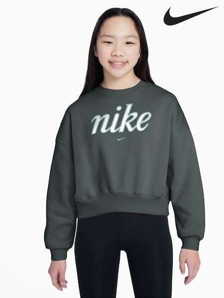 Verde vintage - Nike Club Fleece Boxy Sweatshirt (B16940) | 57 €