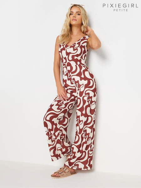 Pixiegirl Petite Swirl Wide Leg Jumpsuit (B17079) | 55 €