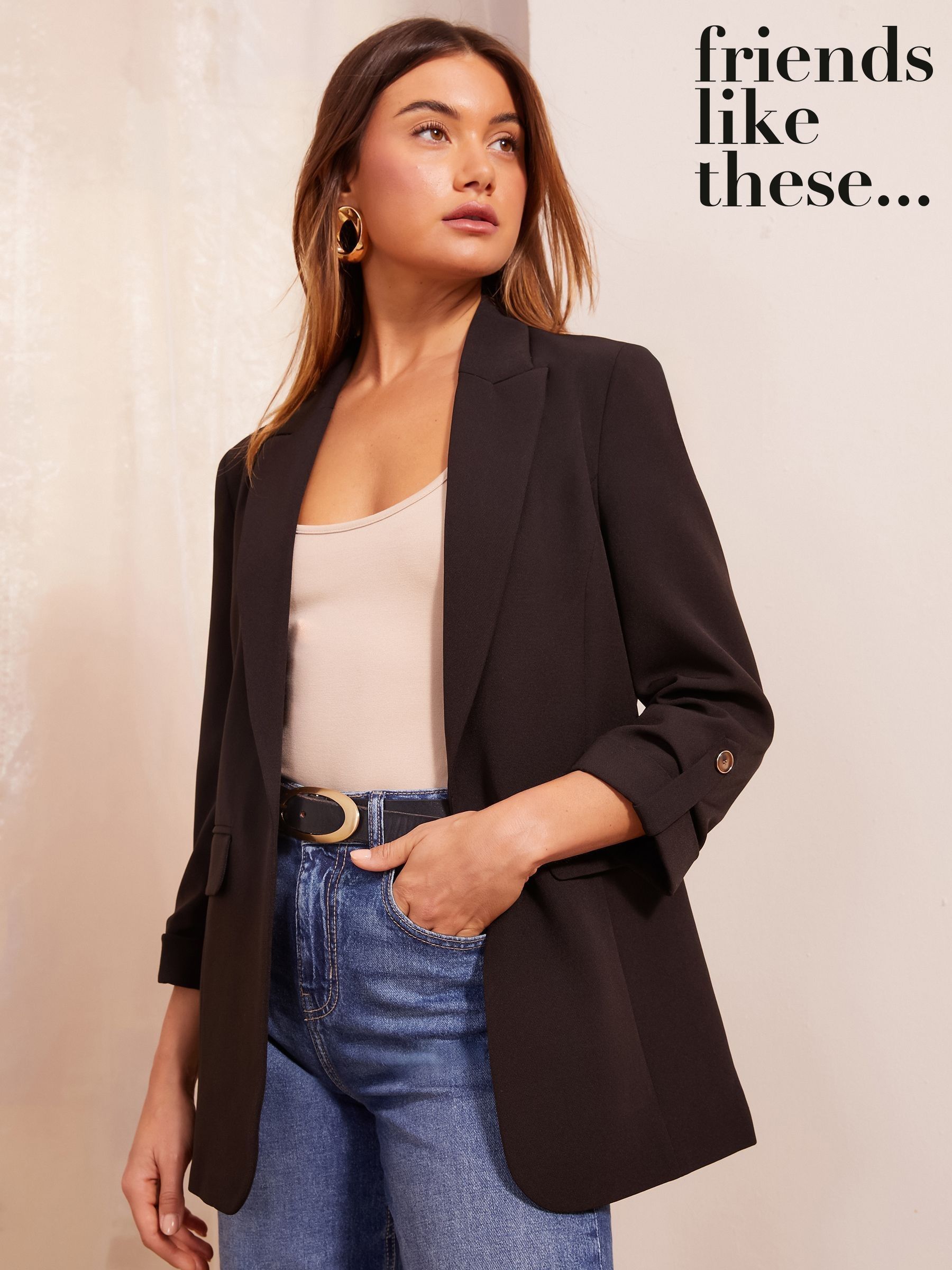 Next ladies black blazer discount