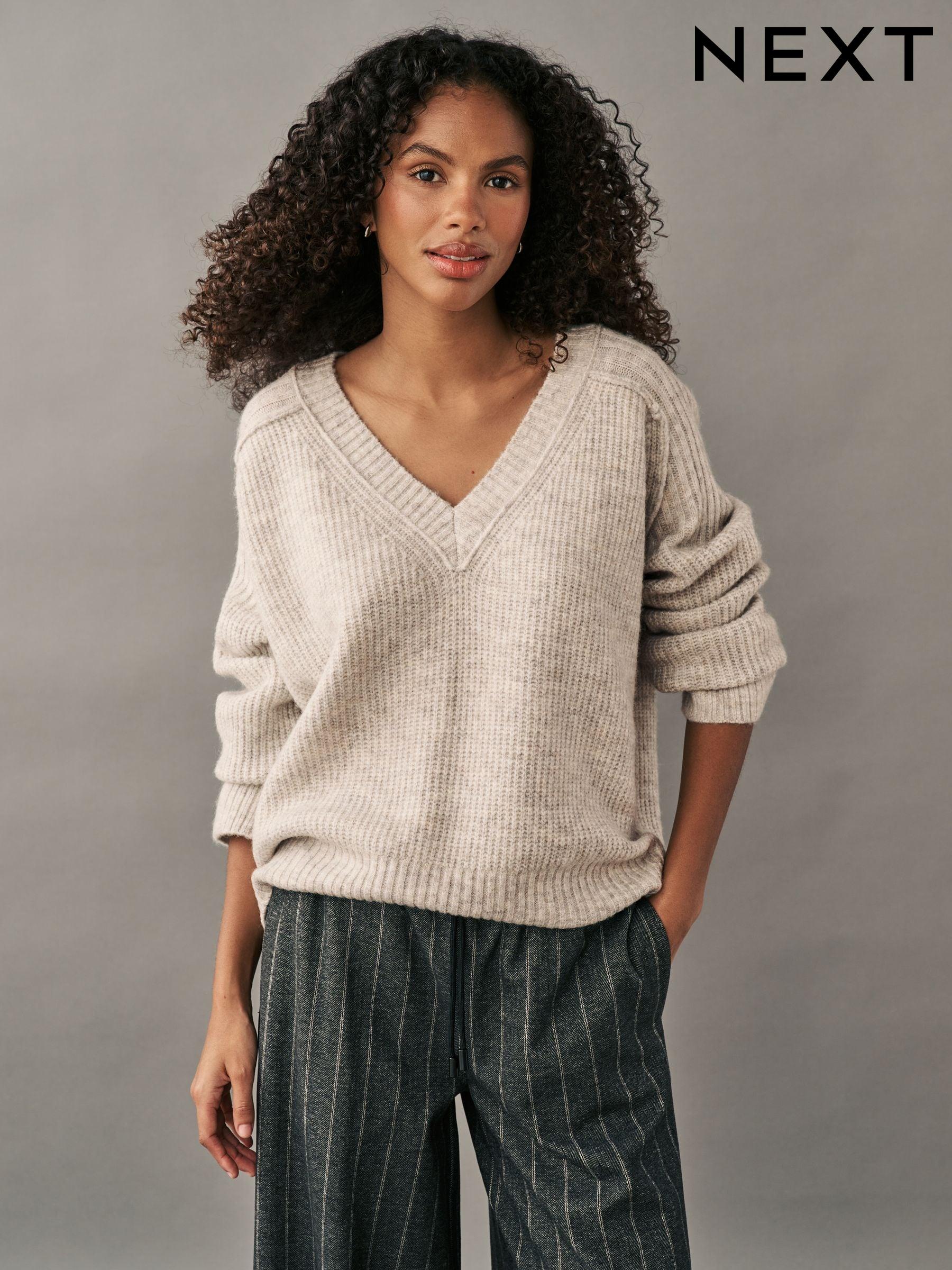 Women s Jumpers Grey Tall Knitwear Next Oman