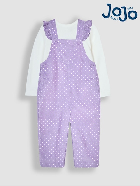 JoJo Maman Bébé Frill Cord Dungarees And Top Set (B17534) | 48 €