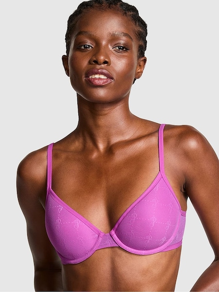 Victoria's Secret PINK Berry Bliss Purple Lightly Lined Demi Bra (B17681) | €12.50