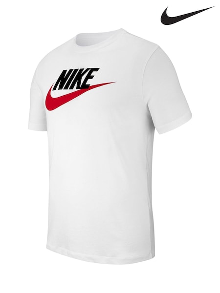 Nike White Icon Futura T-Shirt (B17906) | €30