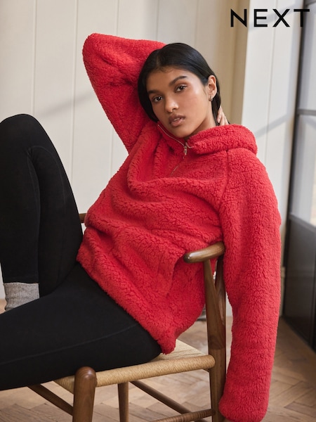 Red Borg Half Zip Jacket (B17918) | €14