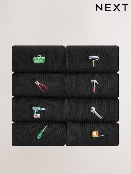 DIY Fun Embroidered Socks 8 Pack (B20028) | €28