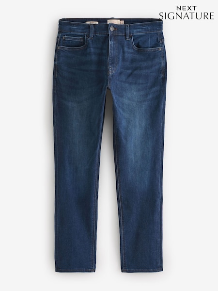 Mid Blue Slim Fit Motion Flex Ultra Soft Jeans (B20380) | $63