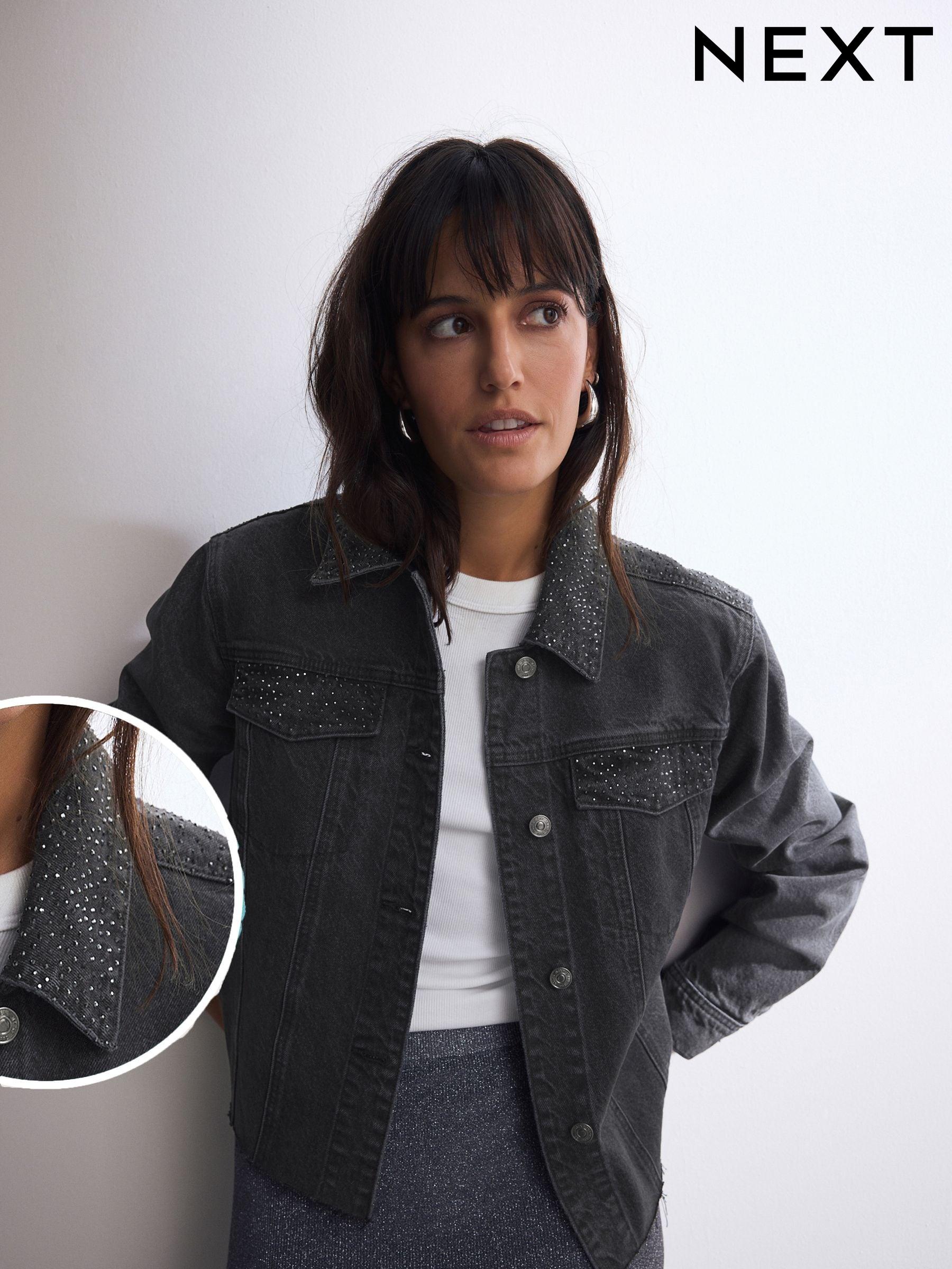 Tall womens jean jacket on sale