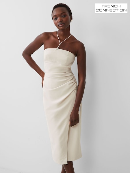 French Connection Echo Crepe Halter Dress (B20471) | €41