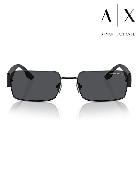 Armani Exchange Ax2052S Rectangle Black Sunglasses (B20591) | €129