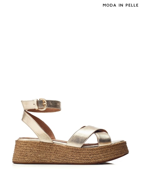 Moda in Pelle Pashyn Wedge Srappy Sandals (B20597) | ₪448