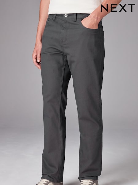 Charcoal Relaxed Fit Forever Colour Classic Stretch Jeans (B20688) | €32
