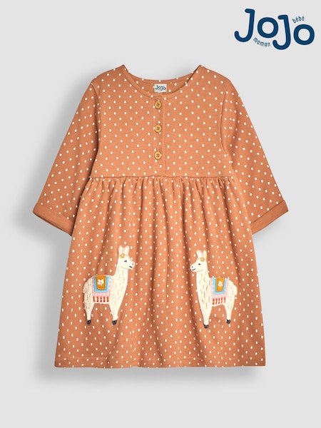 JoJo Maman Bébé Appliqué Button Front Dress (B20781) | 37 €