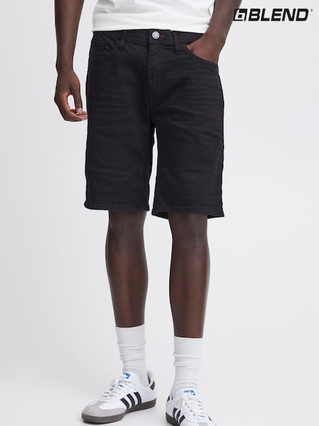 Blend Black Stretch Denim Shorts (B20877) | €17