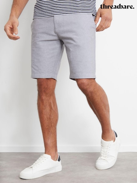Threadbare Grey 100% Cotton Chino Shorts (B20887) | €15