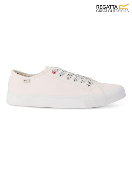 Regatta Cream Lady Marine Pump Canvas Trainers (B20904) | €40