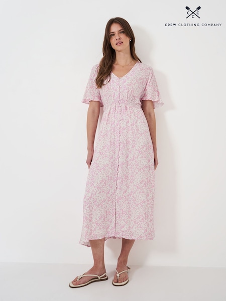 Crew Clothing Flutter Sleeve Dress (B20910) | €45