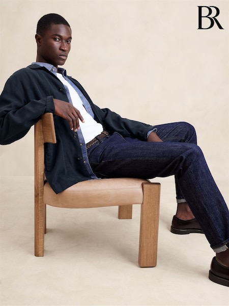 Banana Republic Blue Tencel-Linen Shirt Jacket (B20946) | €55