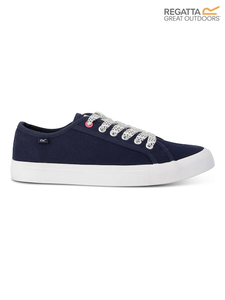 Regatta Blue Lady Marine Pump Canvas Trainers (B21149) | €37