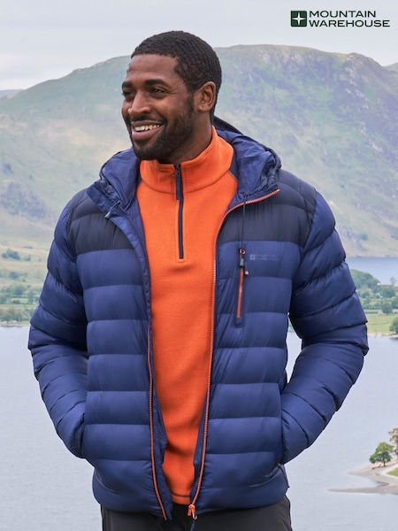 Mountain Warehouse Blue Link Mens Water Resistant Padded Jacket (B21170) | ₪427
