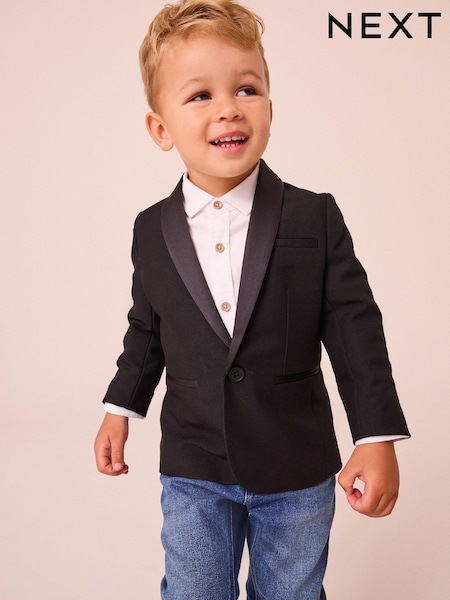 Black Blazer (3mths-9yrs) (B21201) | 103 QAR - 117 QAR