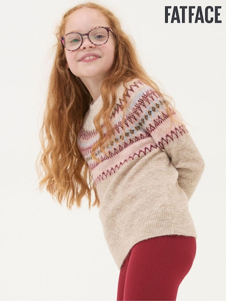 FatFace Wild Natural Fairisle Pattern Jumper (B21234) | €23.50