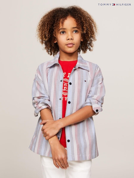 Tommy Hilfiger Ithaca Stripe White Shirt (B21413) | €27 - €30